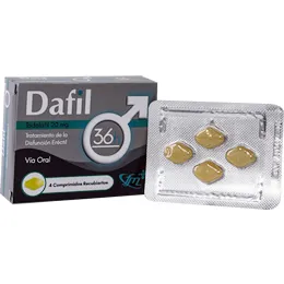 DAFIL 20 MG CAJA X 4 COMPRIMIDOS - Ecofarma