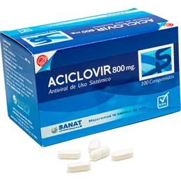 ACICLOVIR 800 MG CAJA X 100 COMPRIMIDOS - Ecofarma