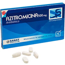 AZITROMICINA 500 MG CAJA X 10 COMPRIMIDOS - Ecofarma