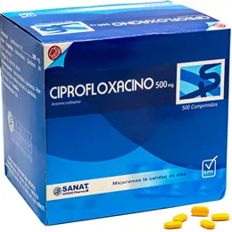 CIPROFLOXACINO 500 MG CAJA X 500 COMPRIMIDOS - Ecofarma