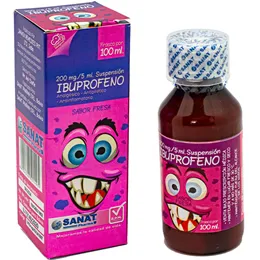 IBUPROFENO 200 MG SUSPENSION FCO X 100 ML. - Ecofarma