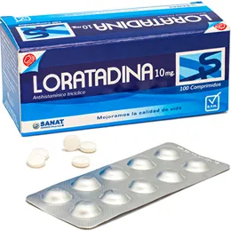 LORATADINA 10 MG CAJA X 100 COMPRIMIDOS - Ecofarma