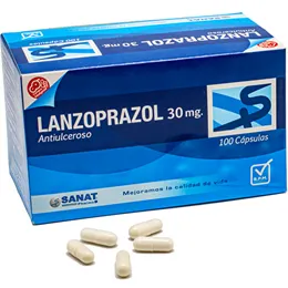LANZOPRAZOL 30 MG CAJA X 100 CAPSULAS - Ecofarma