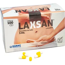 LAXSAN 5 MG CAJA X 100 CAPSULAS - Ecofarma