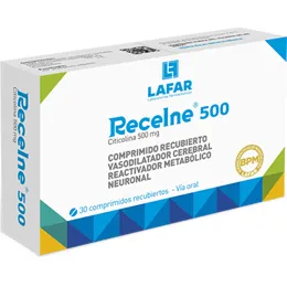 RECELNE CITICOLINA 500 MG CAJA X 30 COMPRIMIDOS - Ecofarma