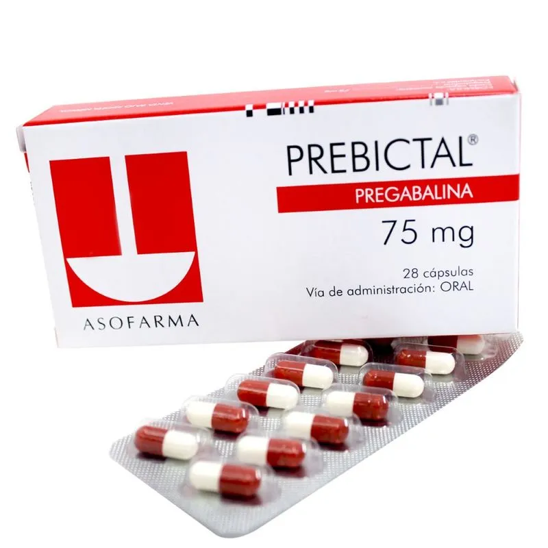 PREBICTAL PREGABALINA 75 MG CAJA X 28 CAPSULAS - Ecofarma