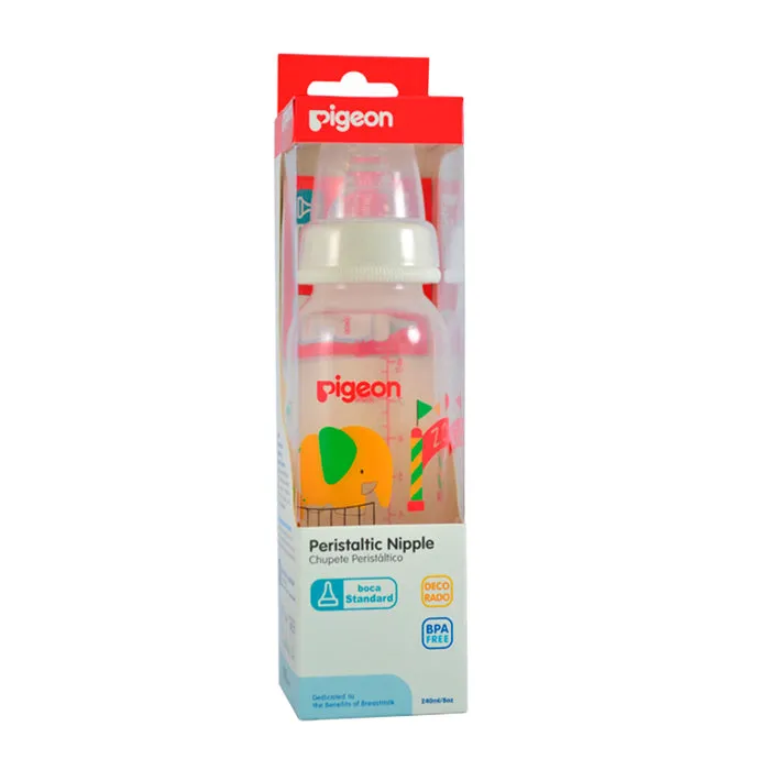 BIBERON PIGEON DECORADO BLANCO 8 OZ X 240 ML - Ecofarma