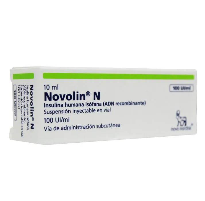 NOVOLIN N / LECHOSA 100 UI/ML X 10 ML - Ecofarma