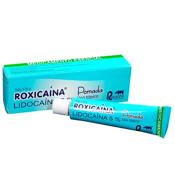 ROXICAINA POMADA 5 %TUBO X 10 G - Ecofarma