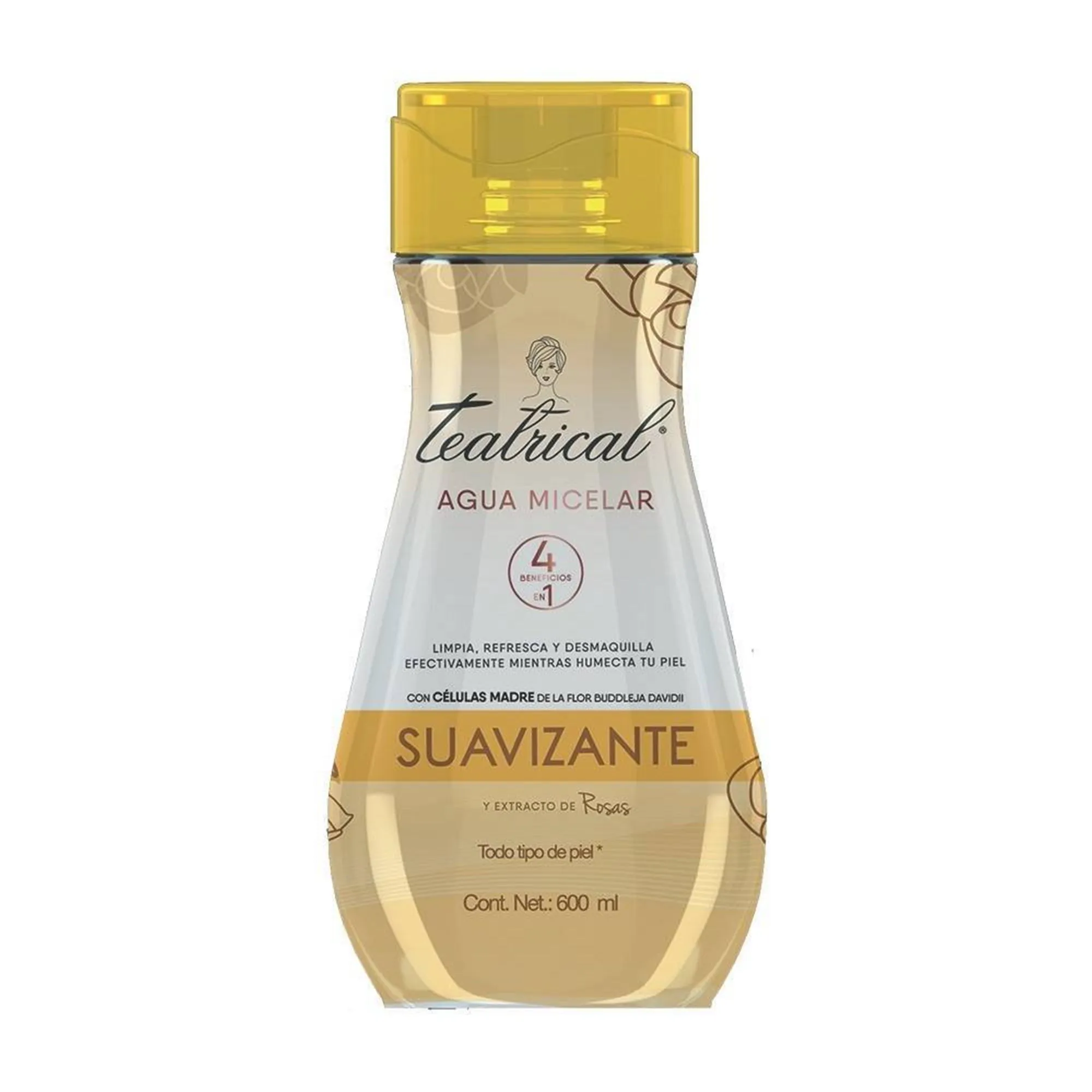 AGUA MICELAR TEATRICAL FRASCO X 600 ML - Ecofarma