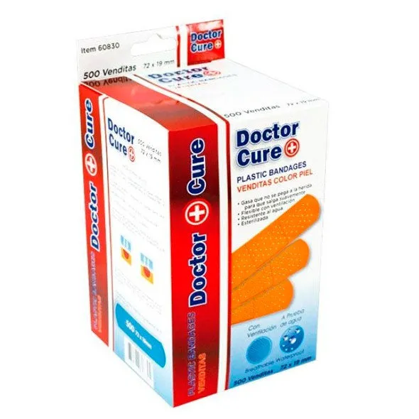 CURITAS DOCTOR CURE COLOR PIEL X 500 UNID - Ecofarma