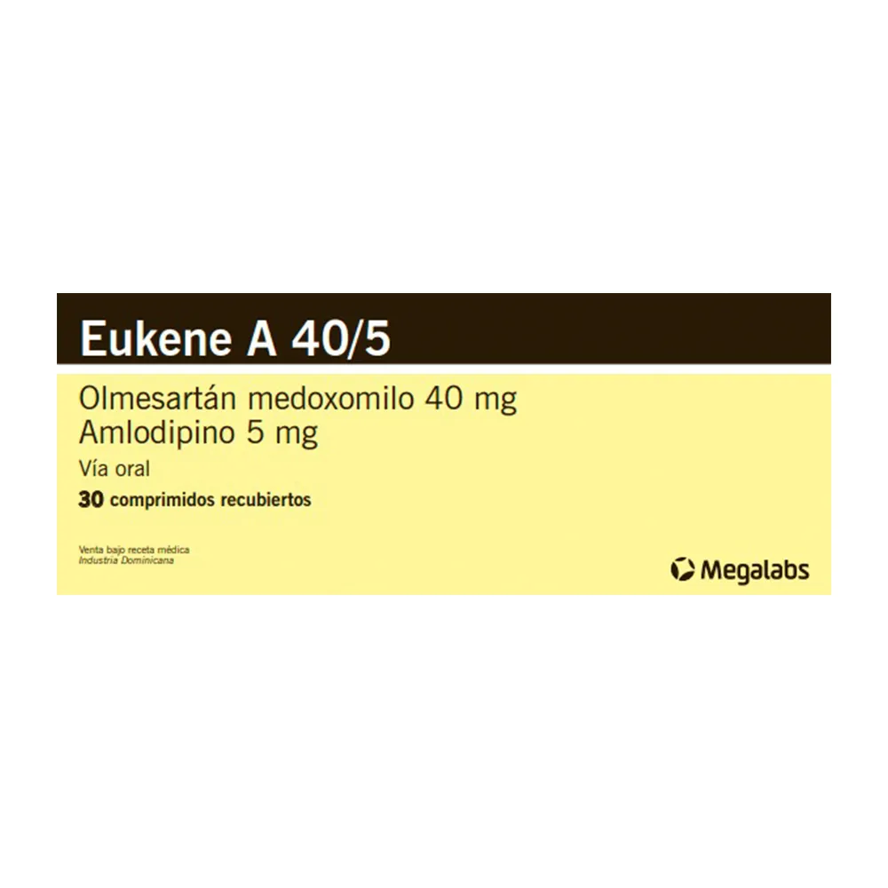 EUKENE A 40/ 5 MG CAJA X 30 COMPRIMIDOS - Ecofarma