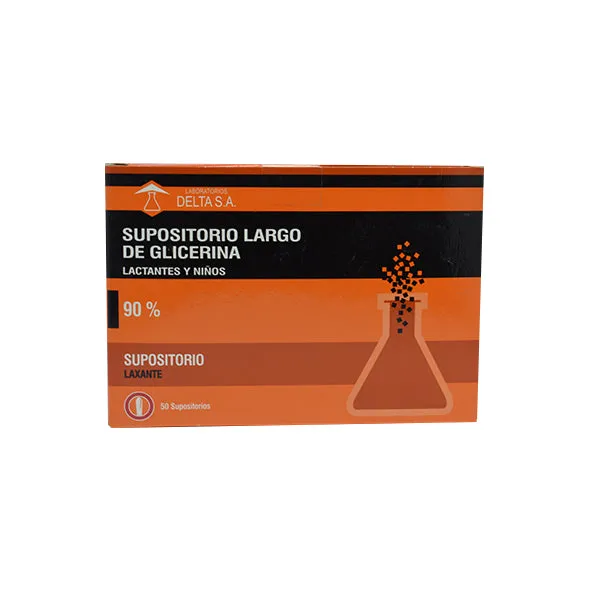 SUPOSITORIO LARGO GLICERINA INFANTIL CAJA X 50 UNI - Ecofarma