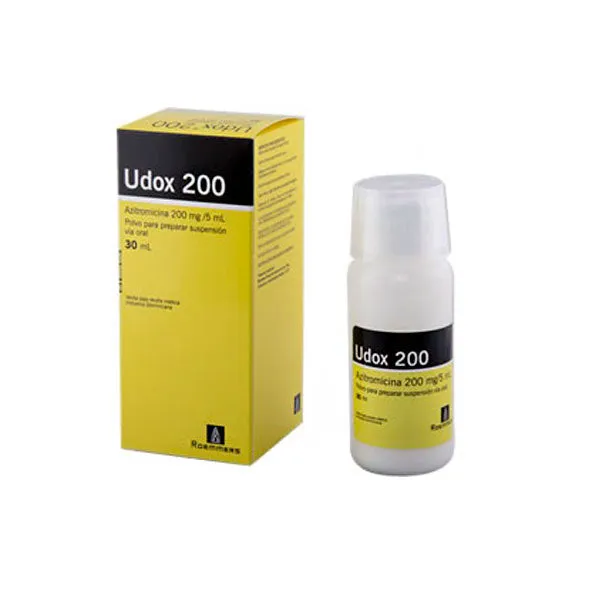 UDOX 200 MG SUSPENCION FCO X 30 ML - Ecofarma