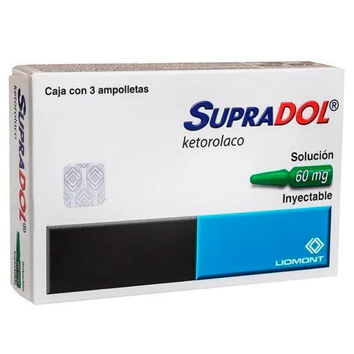 SUPRADOL 60 MG CAJA X    INYECTABLE  - Ecofarma
