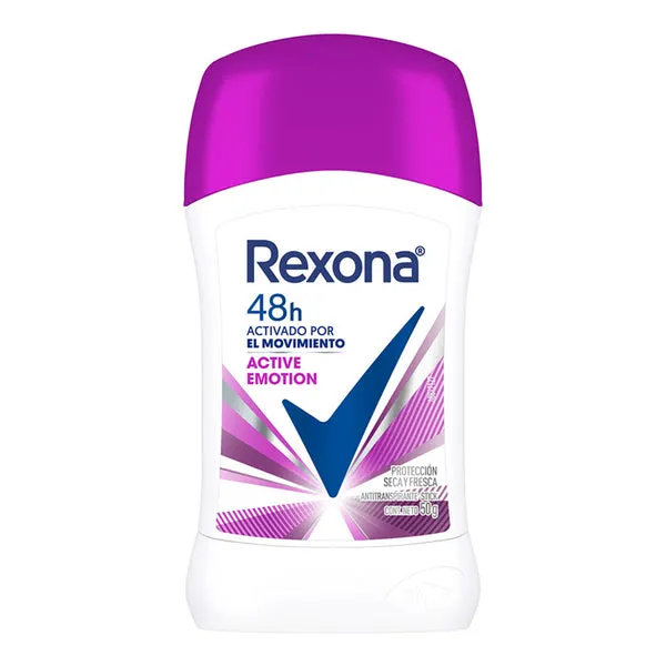 DESODORANTE REXONA BARRA ACTIVE EMOTION X 50 GR - Ecofarma