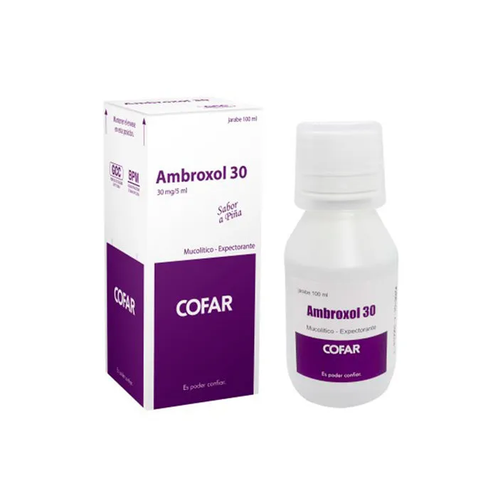 AMBROXOL 30 MG JARABE X 100 ML - Ecofarma