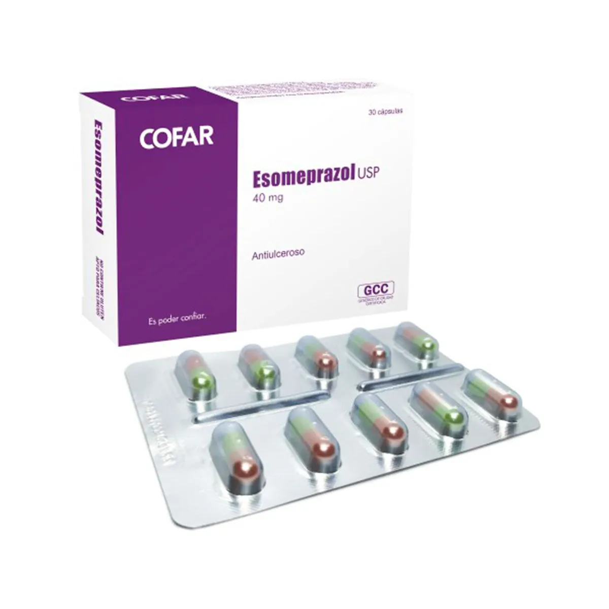 ESOMEPRAZOL 40 MG CAJA X 30 CAPSULAS - Ecofarma