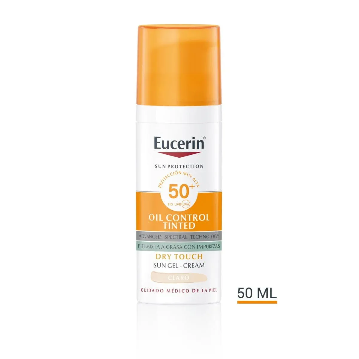 EUCERIN SUN OIL CONTROL TONO CLARO FPS 50 X 50 ML - Ecofarma