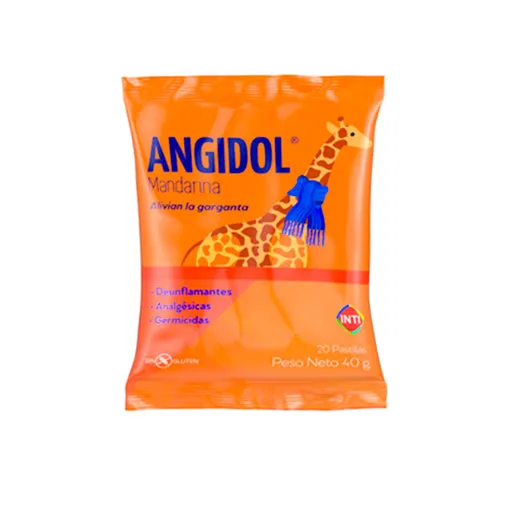 ANGIDOL MANDARINA  X 20 PASTILLAS - Ecofarma