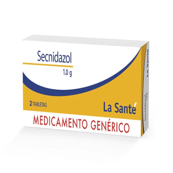 SECNIDAZOL 1 GR CAJA X 2 COMPRIMIDOS - Ecofarma