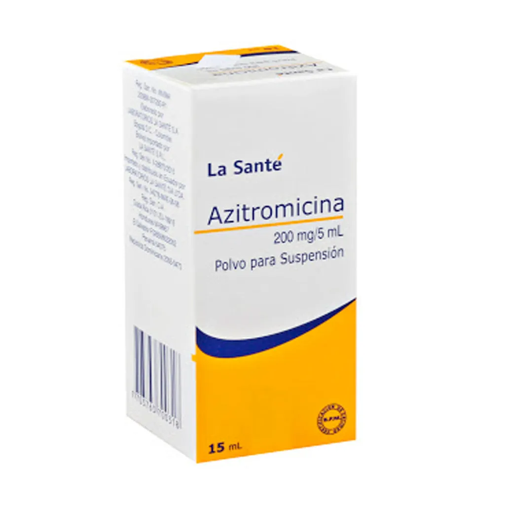 AZITROMICINA 200 MG SUSPENSIÓN FCO X 15 ML - Ecofarma