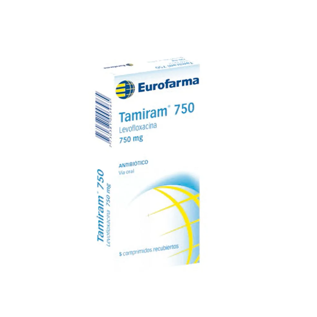 TAMIRAN 750 MG CAJA X 5 COMPRIMIDOS - Ecofarma