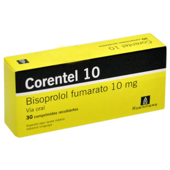 CORENTEL 10 MG CAJA X 30 COMPRIMIDOS - Ecofarma