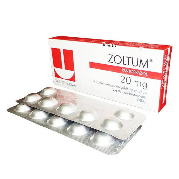 ZOLTUM PANTOPRAZOL 20 MG CAJA X 14 COMPRIMIDOS - Ecofarma