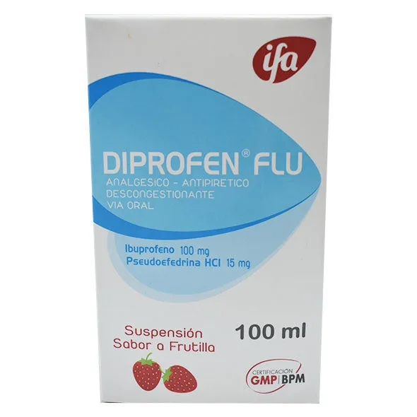 DIPROFEN FLU SUSPENCION FCO X 100 ML - Ecofarma