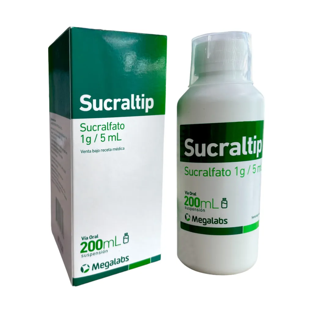 SUCRALTIP SUCRALFATO 1 MG SUSPENSION FCO X 200 ML - Ecofarma