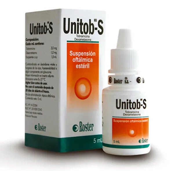 UNITOB S SOL. OFTALMICA X 5 ML - Ecofarma