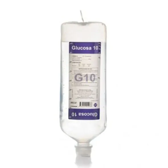 SUERO GLUCOSA 10% FCO X 500 ML. - Ecofarma
