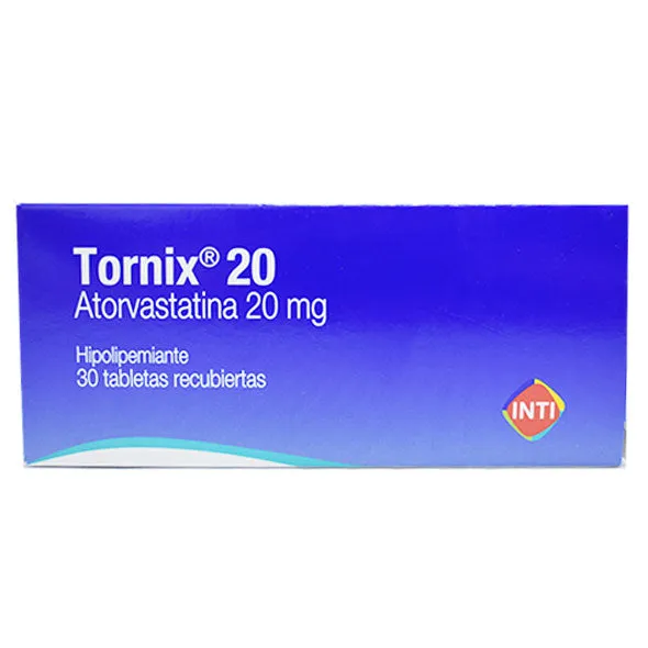 TORNIX 20 MG CAJA X 30 COMPRIMIDOS - Ecofarma