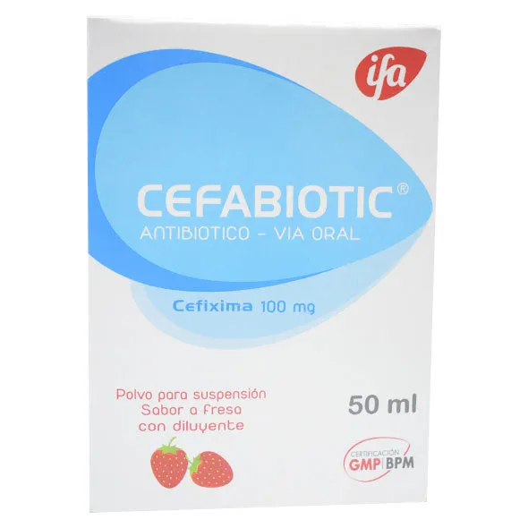 CEFABIOTIC 100 MG SUSPENCION FCO X 50 ML - Ecofarma