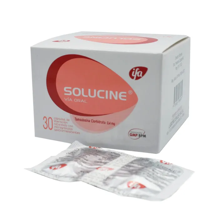 SOLUCINE 0.4 MG CAJA X 30 CAPSULAS - Ecofarma