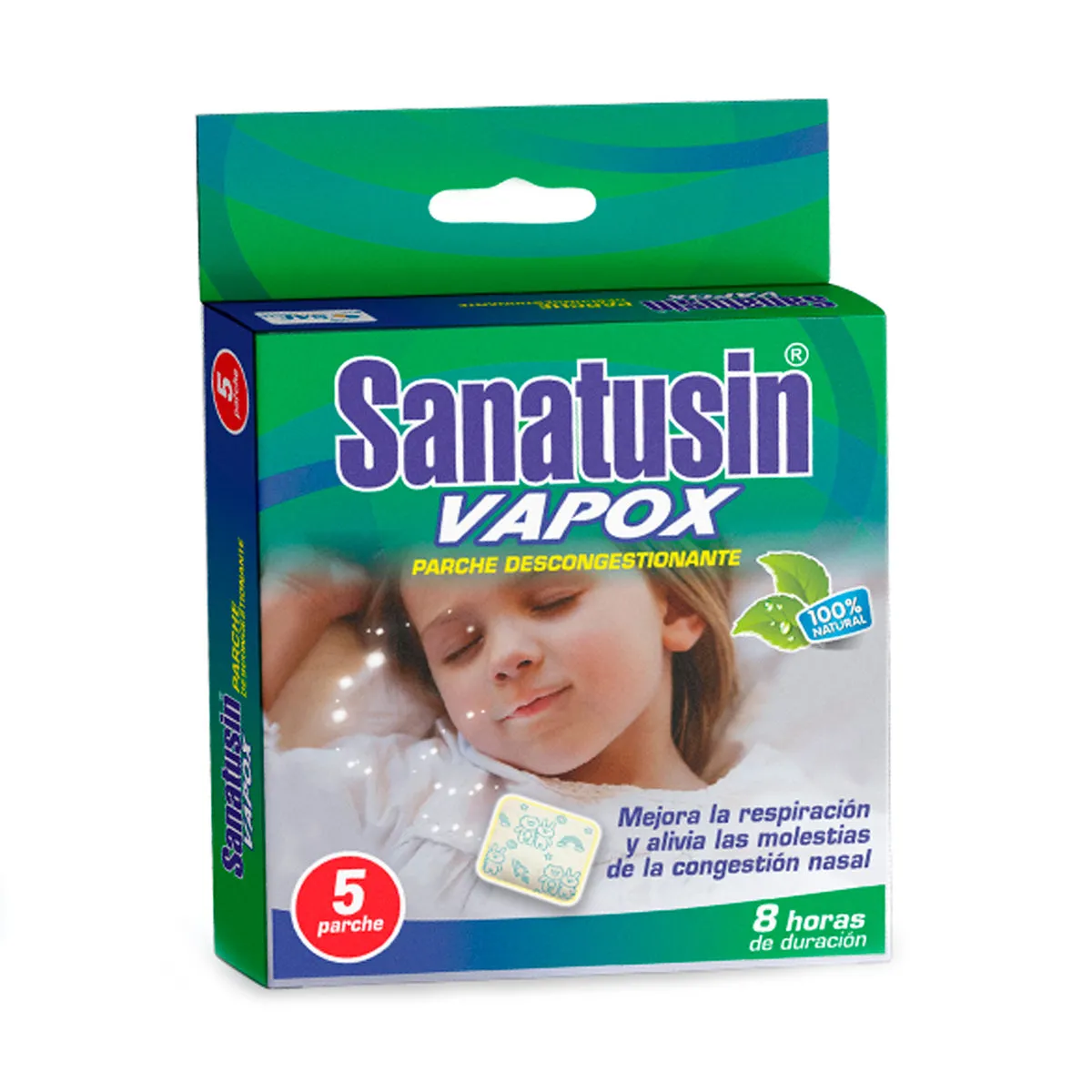 SANATUSIN VAPOX CAJA X 5 PARCHES - Ecofarma