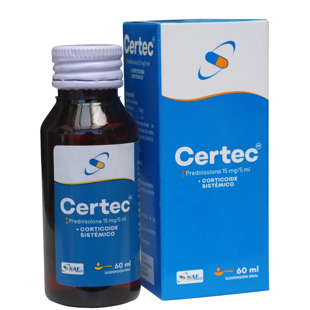 CERTEC 5 MG SUSPENCION FCO X 60 ML - Ecofarma