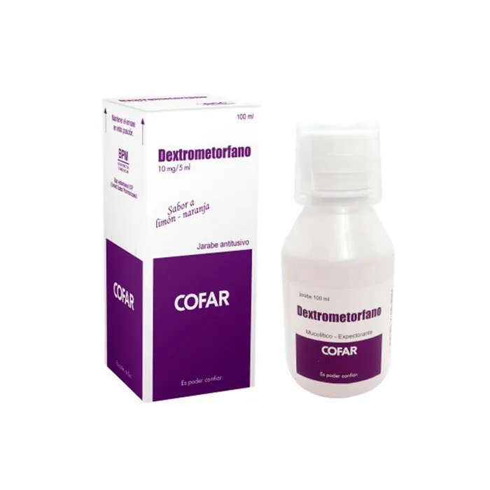 DEXTROMETORFANO 10 MG JARABE FCO X 100 ML - Ecofarma