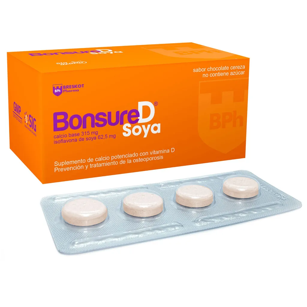 BONSURE D SOYA CAJA X 32 COMPRIMIDOS - Ecofarma