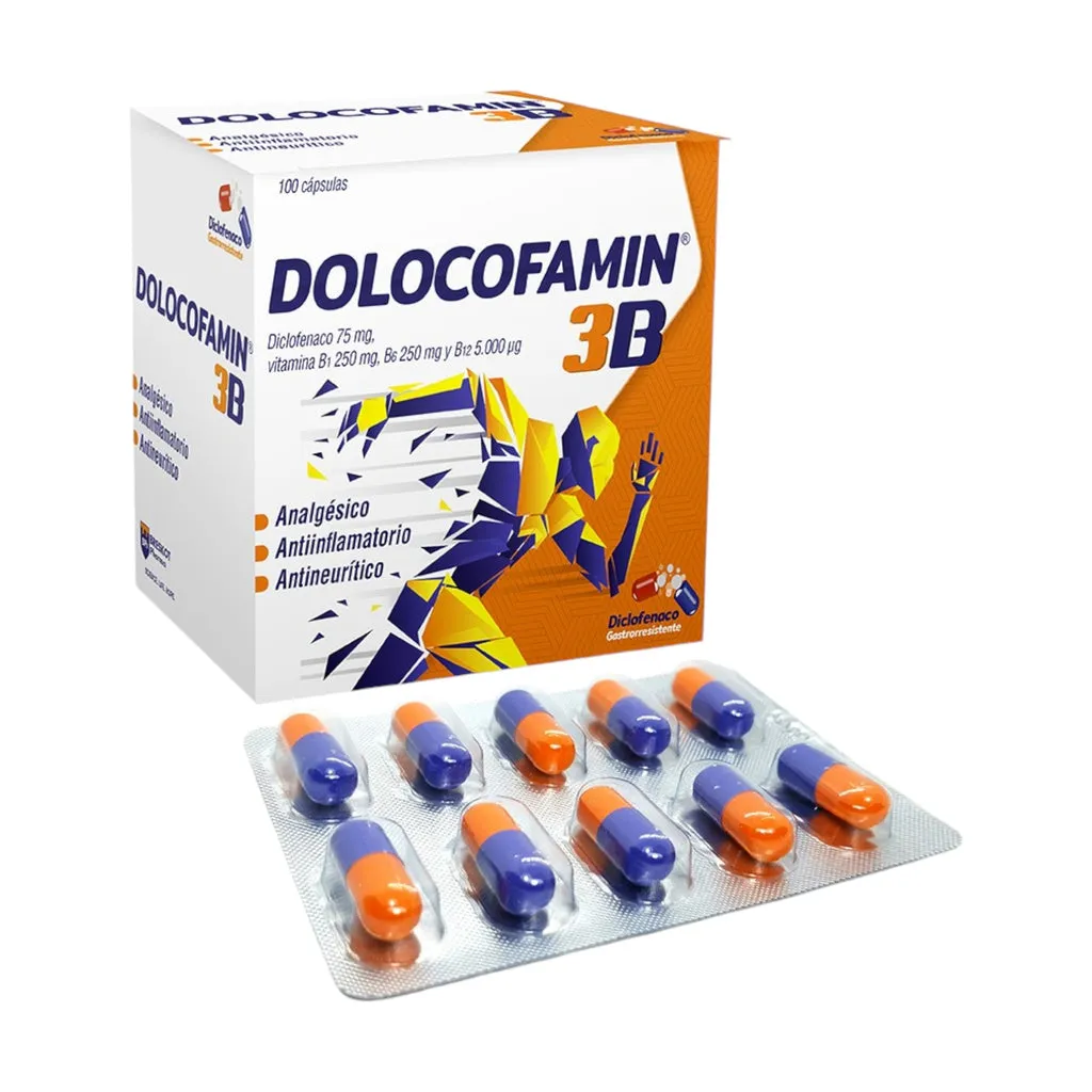 DOLOCOFAMIN 3B CAJA X 100 CAPSULAS - Ecofarma