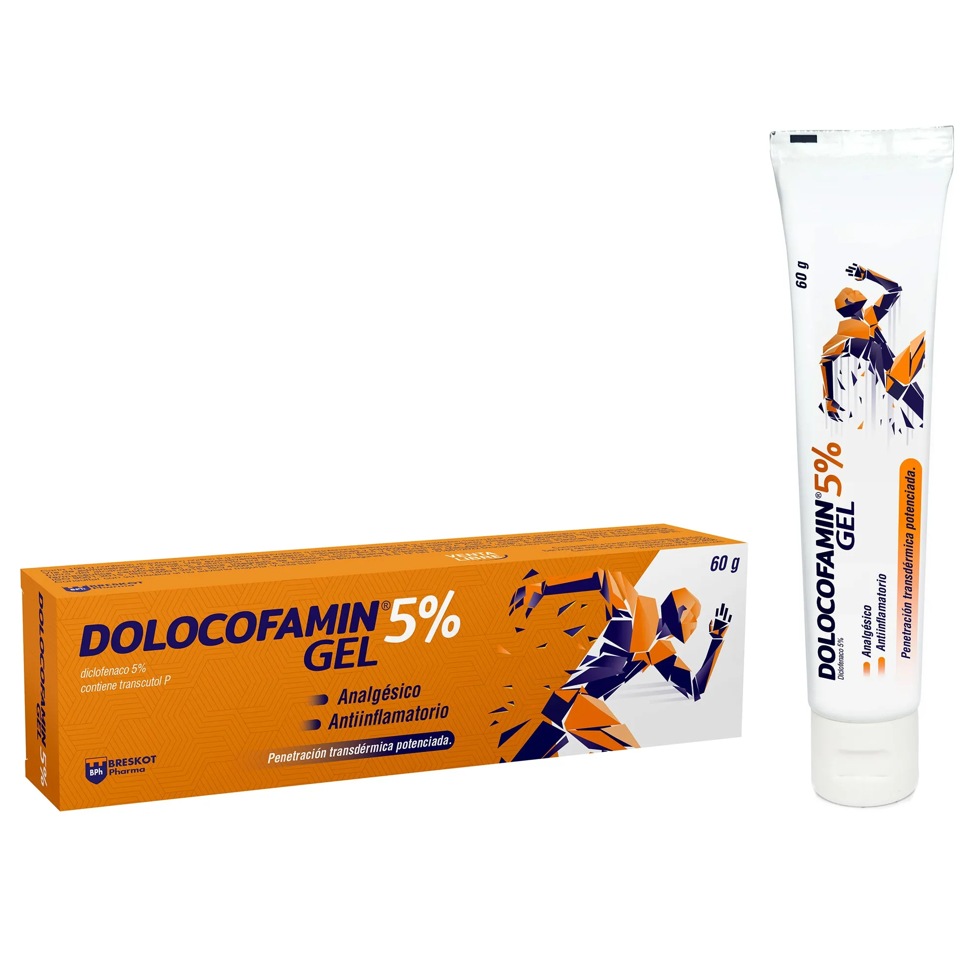 DOLOCOFAMIN 5% GEL TUBO X 60 G - Ecofarma