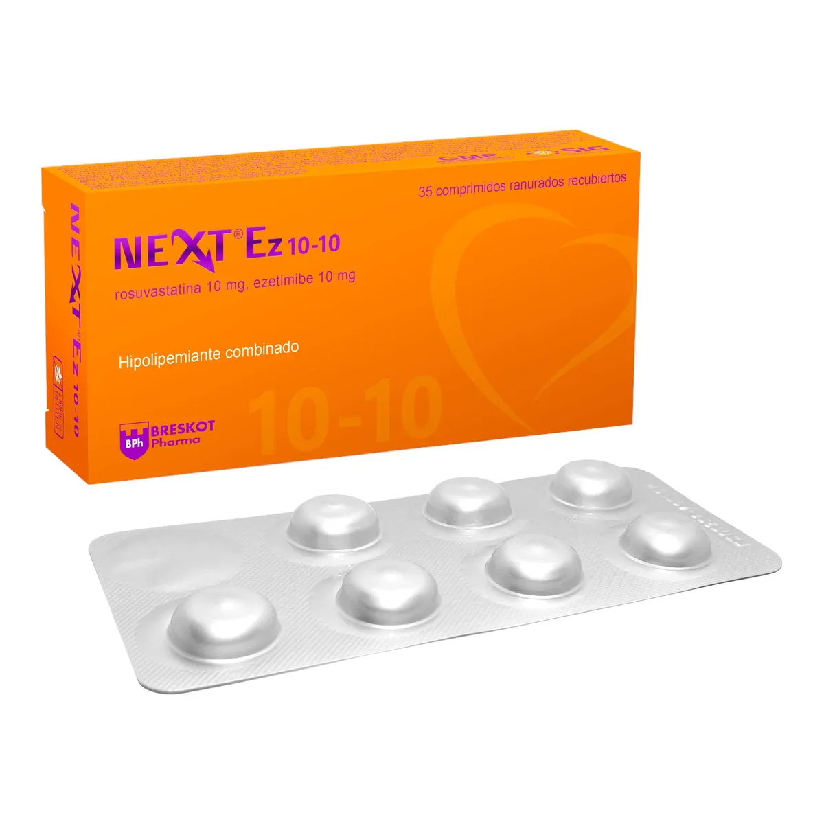 NEXT EZ 10/10 MG CAJA X 35 COMPRIMIDOS - Ecofarma