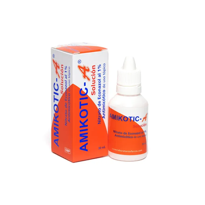 AMIKOTIC A SOLUCION TOPICA 1% FCO X 30 ML - Ecofarma