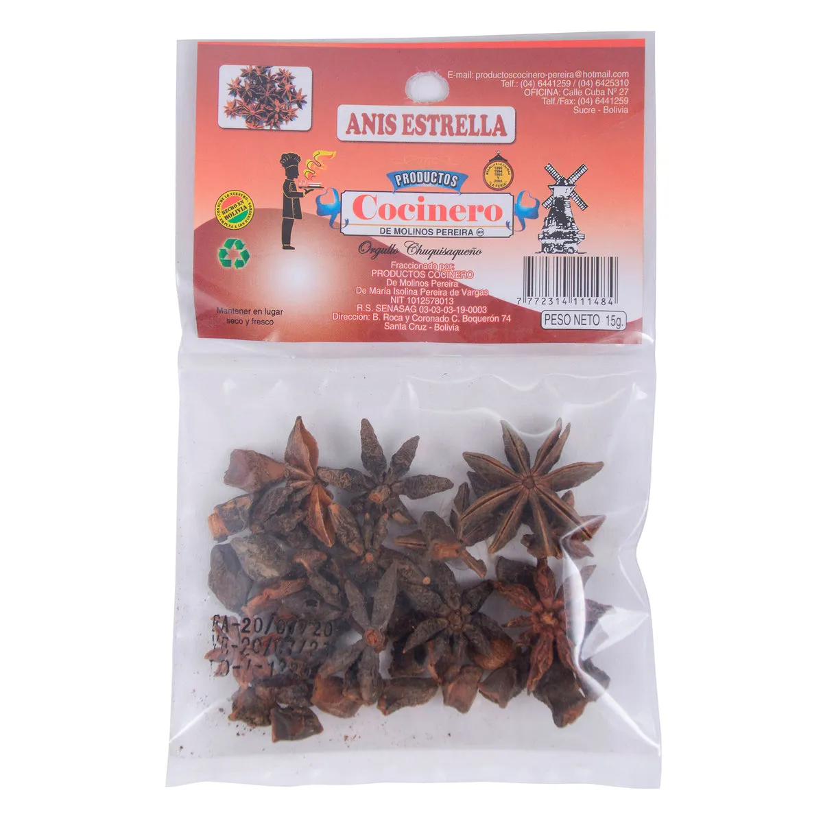 ANIS ESTRELLA X 15 G - Ecofarma