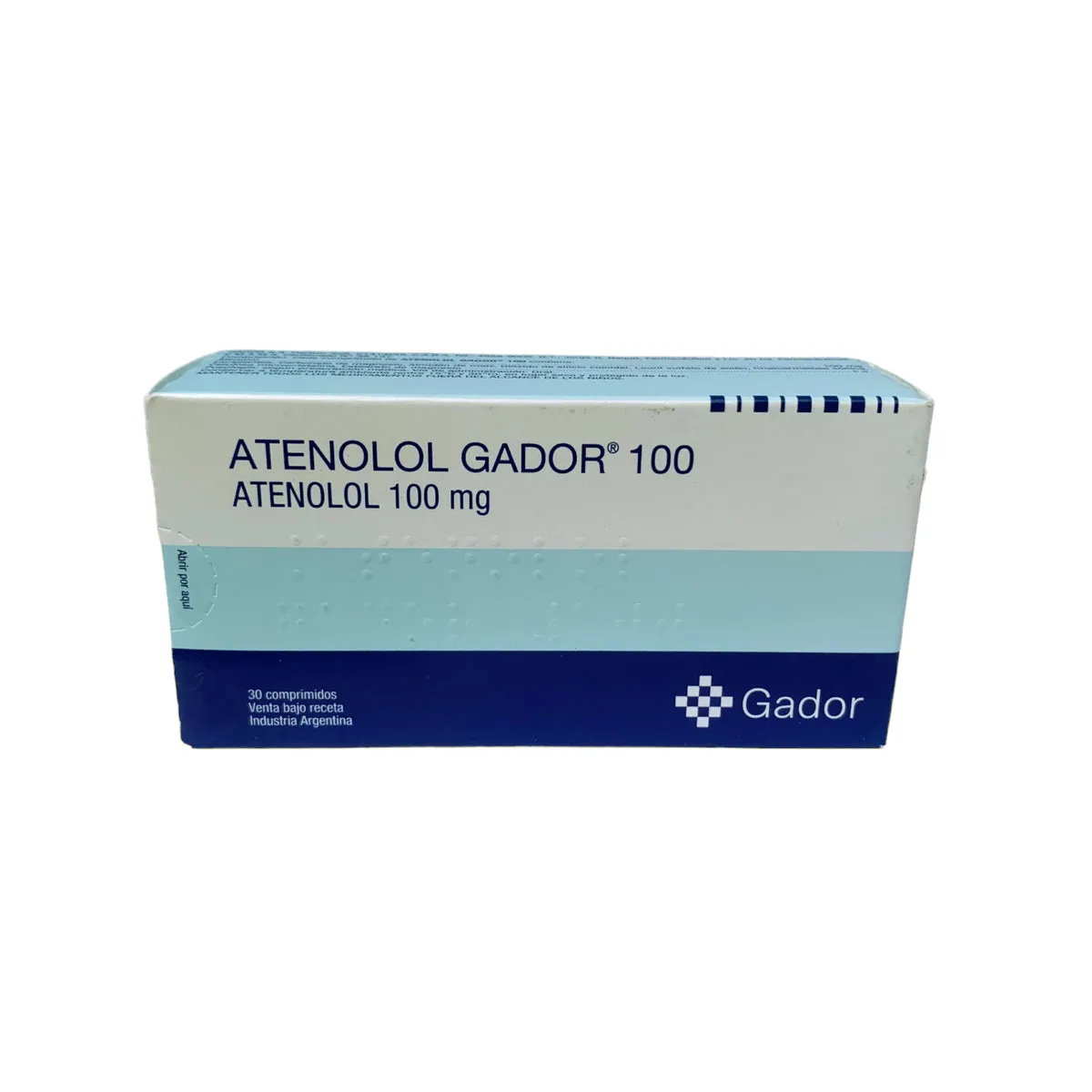 ATENOLOL 100 MG CAJA X 30 COMPRIMIDOS - Ecofarma