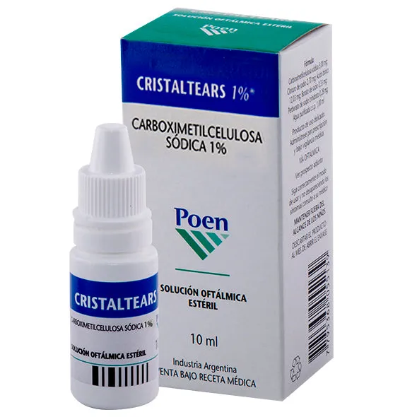 CRISTALTEARS 1% SOL. OFTALMICA X 10 ML - Ecofarma