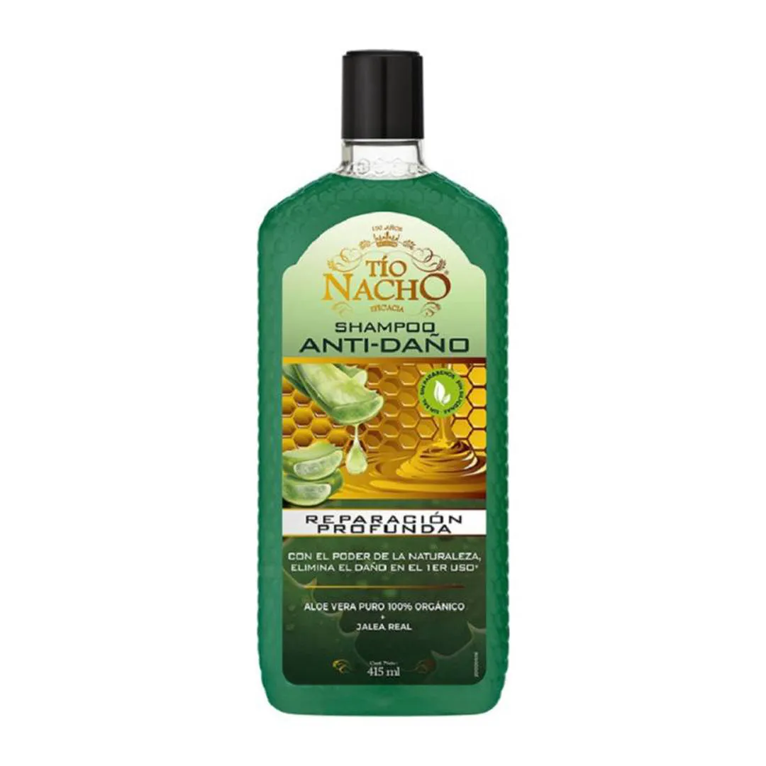 TIO NACHO SHAMPOO ANTI-DAÑO X 415 ML - Ecofarma