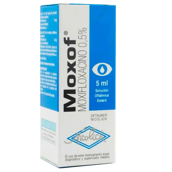 MOXOF SOL. OFTALMICA X 5 ML - Ecofarma
