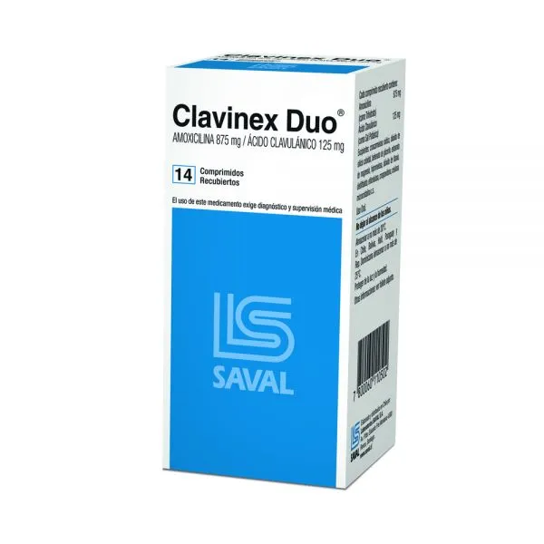 CLAVINEX DUO CAJA X 14 COMPRIMIDOS - Ecofarma
